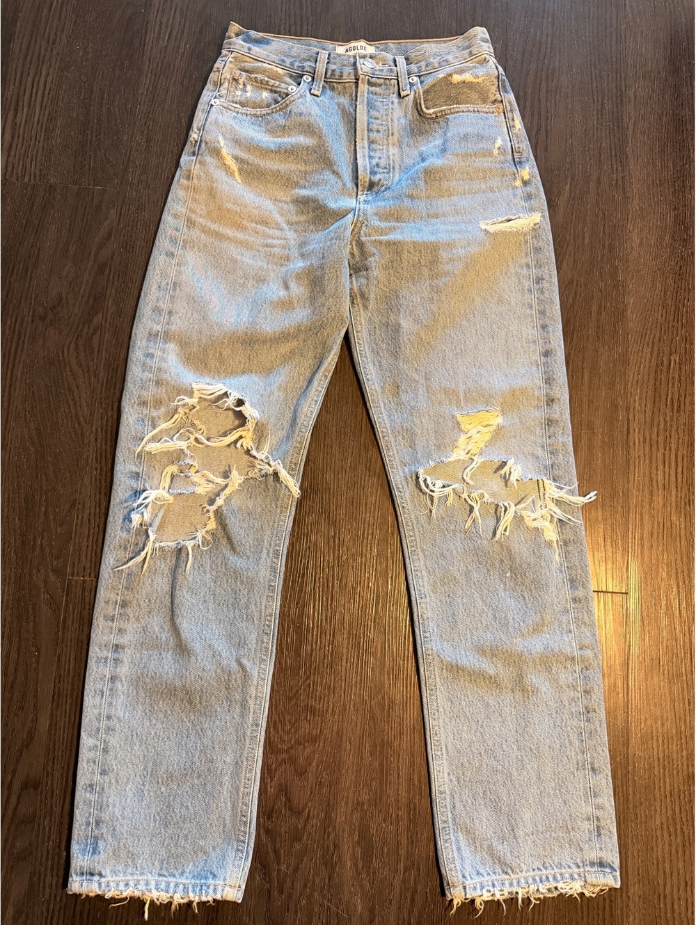 AGOLDE 90's Mid Rise Loose Fit Jeans Fall Out 23